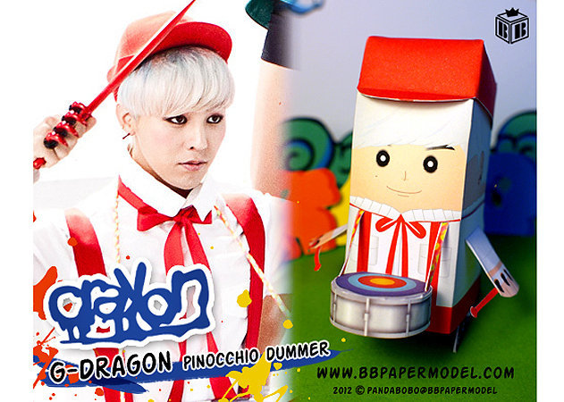bigbang-GDragon-Pinocchio-drummer -kit168.com