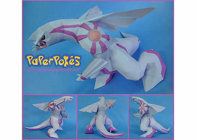 Pokemon Palkia - Kit168 Đồ Chơi Mô Hình Giấy Download Miễn Phí - Free  Papercraft Toy
