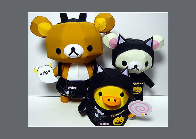 black-cat-black-bat-rilakkuma -kit168.com