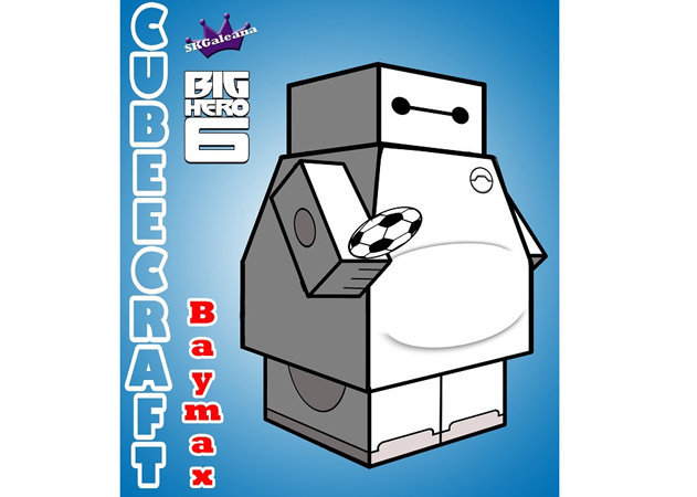 Baymax Dumpy  Big Hero 6  Kit168 Đồ Chơi Mô Hình Giấy Download Miễn Phí   Free Papercraft Toy