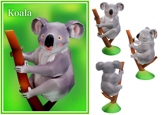 Koala Gia Đình Hoạt Hình Leo Cây Trên Lá Mô Hình Nền Hình minh họa Sẵn có   Tải xuống Hình ảnh Ngay bây giờ  iStock