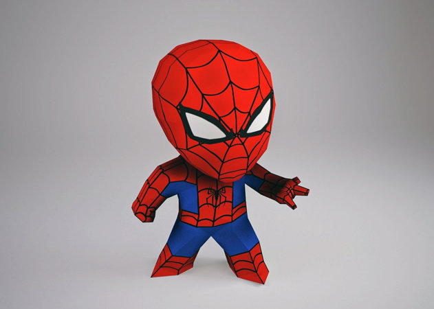 Giảm giá Mô hình Spider Man Chibi Home Coming đầu lắc lư  BeeCost
