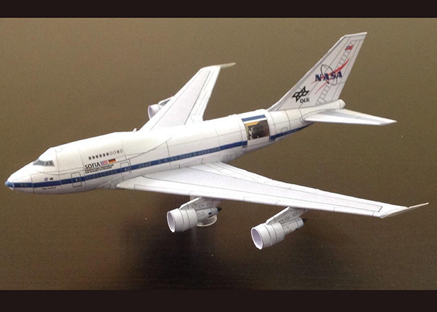 Boeing B-747SP DLR Sofia NASA Airplane - Kit168 Đồ Chơi Mô Hình Giấy ...