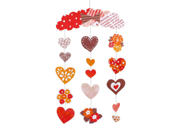 Dây trang trí trái tim - Valentine - Kit168 Đồ Chơi Mô Hình Giấy ...