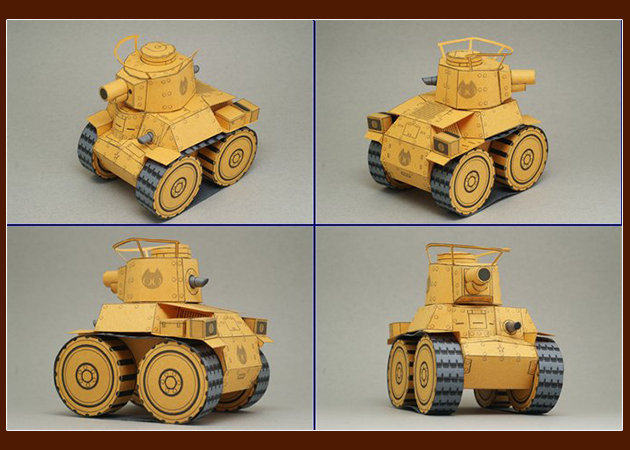 Mô hình giấy 3D xe tank PzKpfw IV Ausf D tỉ lệ 172  MixASale