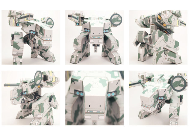 Metal Gear REX - Kit168 - Shop Đồ Chơi Mô Hình Giấy Papercraft Toy