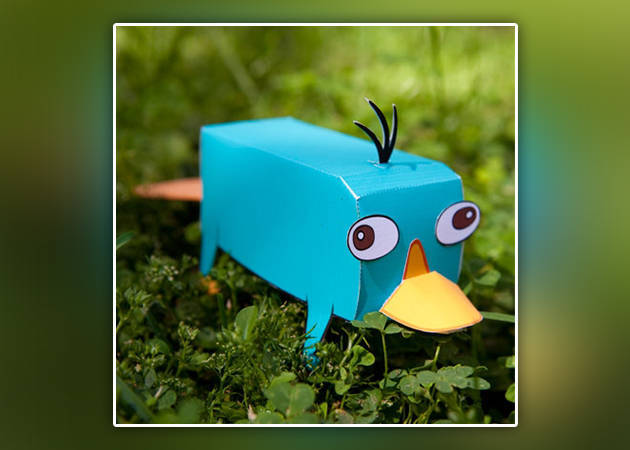 Thú Mỏ Vịt Perry - Phineas And Ferb - Kit168 Đồ Chơi Mô Hình Giấy Download  Miễn Phí - Free Papercraft Toy