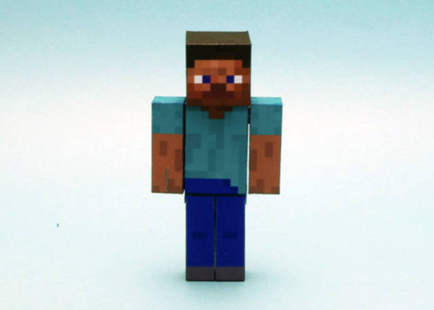 Mua Mô hình giấy Minecraft The Ultimate Bendable Steve  Tiki