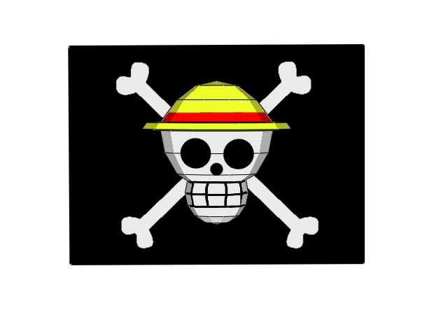 Straw Hat Pirates 3D Flag (Cờ hải tặc Mũ Rơm) - One Piece - Kit168 ...