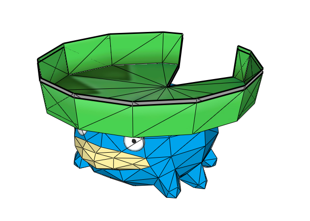 Pokemon Lotad - Kit168 - Shop Đồ Chơi Mô Hình Giấy Papercraft Toy