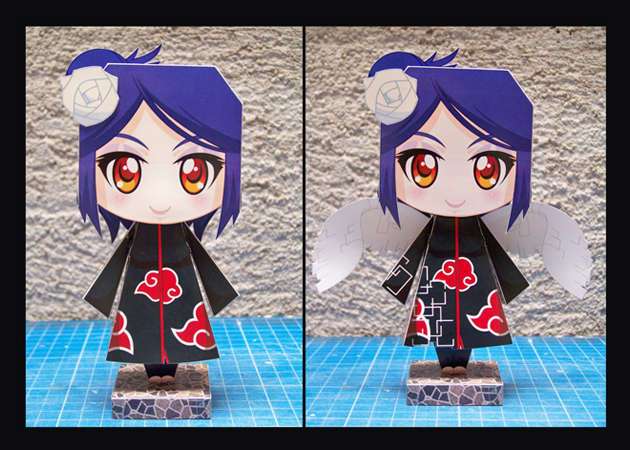 Lịch sử giá Mô hình giấy Anime Chibi Konan  Naruto Shippuden cập nhật  82023  BeeCost