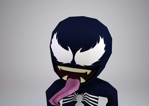 Chibi-Venom-Marvel-2-Kit168.Com - Kit168 Đồ Chơi Mô Hình Giấy Download Miễn  Phí - Free Papercraft Toy