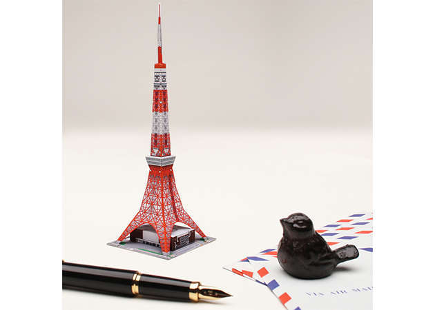Tháp tokyo bằng đồng đúc 32cmquà lưu niệm cột tháp truyền hình