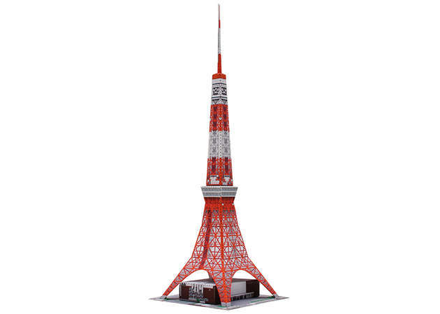 Mua Mô hình giấy kiến trúc Nhật Bản Tháp Tokyo  Tiki