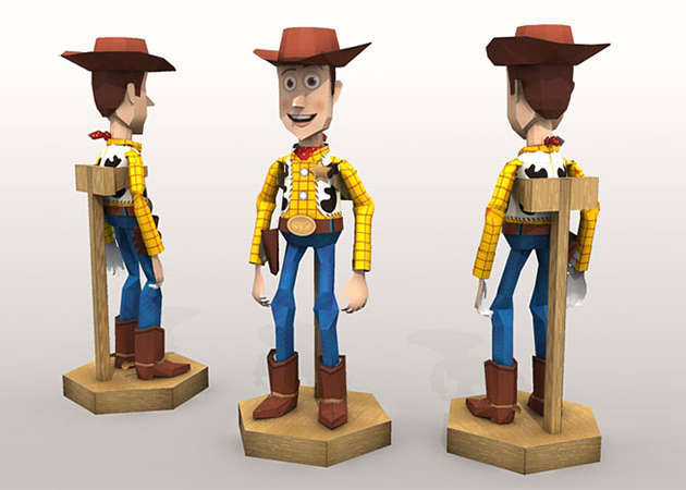 Sheriff Woody  Toy Story  Kit168 Đồ Chơi Mô Hình Giấy Download Miễn Phí   Free Papercraft Toy