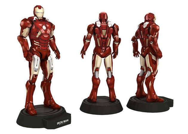 Đồ chơi mô hình 5 bộ giáp Iron Man Figure Suit IMCB5 cao 12cm