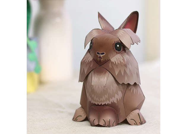 Lionhead Rabbit - Kit168 - Shop Đồ Chơi Mô Hình Giấy Papercraft Toy