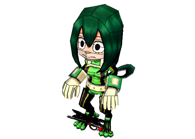 Tsuyu-Asui-Chibi-My-Hero-Academia-1 - Kit168 Đồ Chơi Mô Hình Giấy Download  Miễn Phí - Free Papercraft Toy