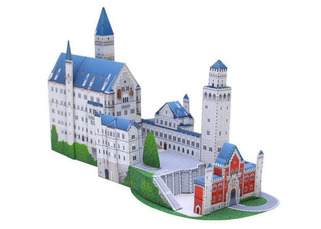 Lâu đài Hohenzollern  Đức  Kit168 Đồ Chơi Mô Hình Giấy Download Miễn Phí   Free Papercraft Toy