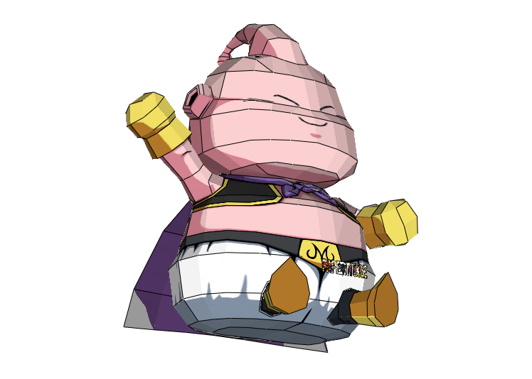 Mô hình Buu  Dragon Ball  Majin Buu Ma bư mập  Buu béo có đế là Dabura