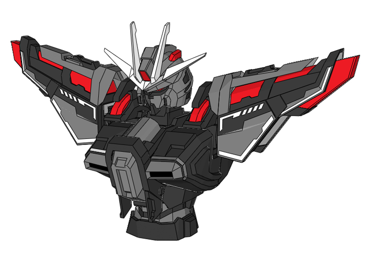 Pin huy hiệu gắn quần áo balô hình Gundam RX782 Strike Freedom Unicorn   Lazadavn