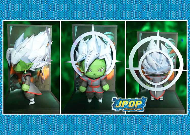 Zamasu Fusionado  Dragon Ball  Kit168 Đồ Chơi Mô Hình Giấy Download Miễn  Phí  Free Papercraft Toy