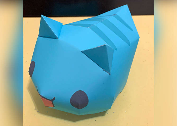 Mua Bộ Mô Hình Giấy Tự Làm Baby Fox Dễ Thương Papercraft 3D  Trang trí  DIY tại Hyun Boutique