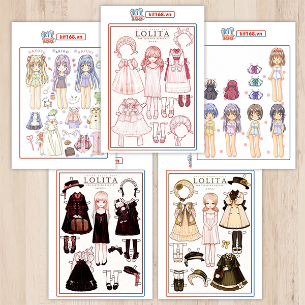 Mô hình giấy Anime Chibi Yotsuba Nakano - Nhà có 5 nàng dâu (5 Toubun no  Hanayome) + kit hộp trang trí - Giá Tiki khuyến mãi: 9,000đ - Mua ngay! -