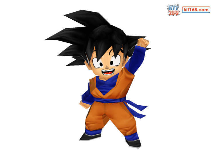 Goten - Dragon Ball - Kit168 Đồ Chơi Mô Hình Giấy Download Miễn Phí - Free  Papercraft Toy