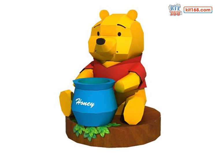 Winnie The Pooh (Gấu Pooh) - Kit168 - Shop Đồ Chơi Mô Hình Giấy ...