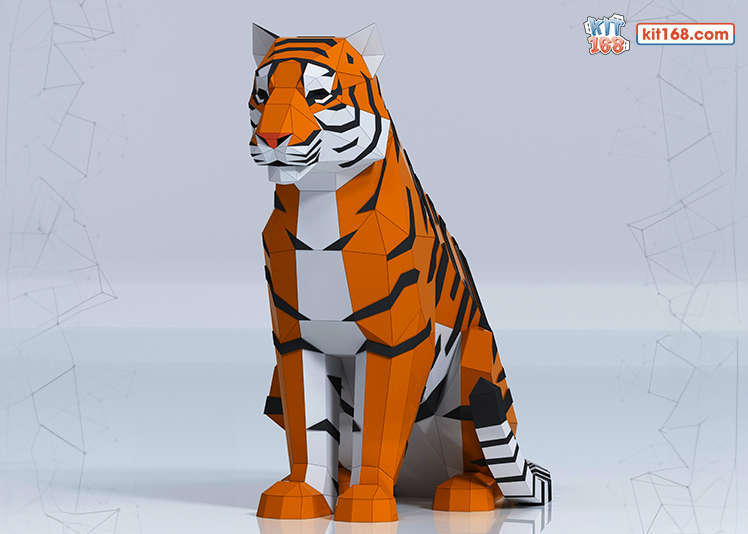 Con cọp (Hổ) polygon ver 2 - Kit168 - Shop Đồ Chơi Mô Hình Giấy ...